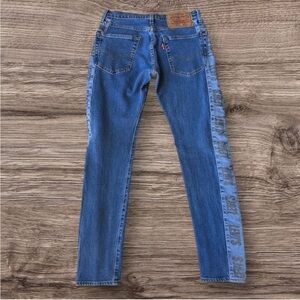 Levi's Blue Denim Jeans with Brown Label